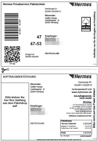 hermes versand rottenburg|Hermes schein kaufen.